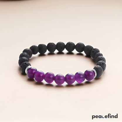 Serenity Stones Lava Bracelet