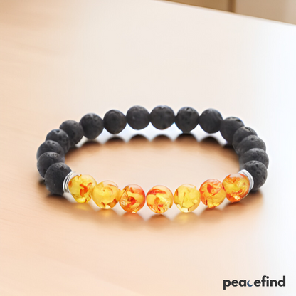 Serenity Stones Lava Bracelet