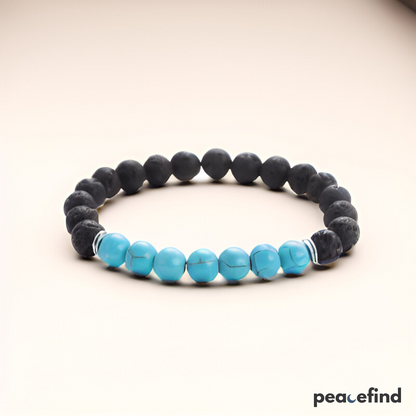 Serenity Stones Lava Bracelet