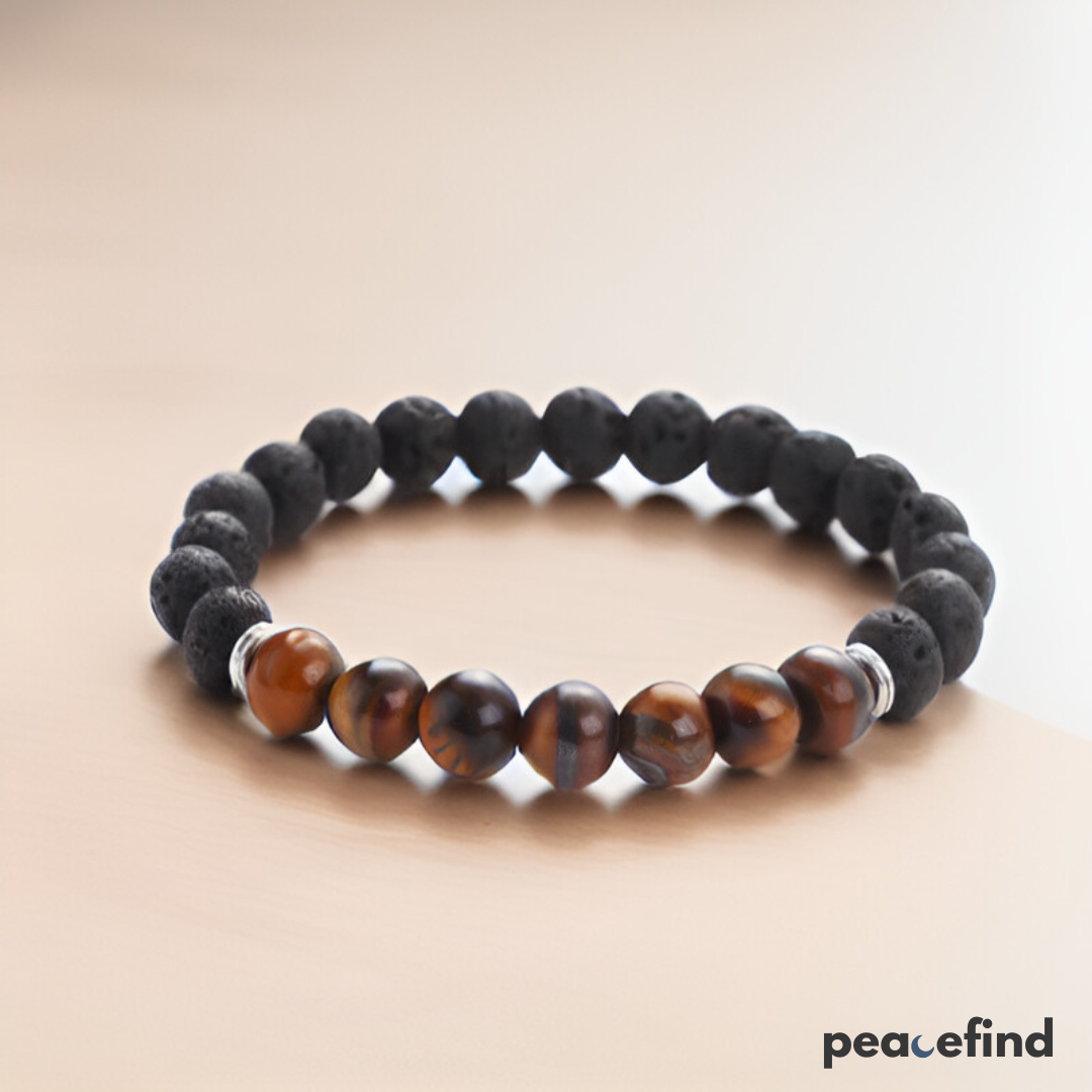 Serenity Stones Lava Bracelet